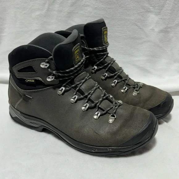 Asolo Thyrus GV Gore-Tex GTX Hiking Boots - Men’s Size 11.5 Dark Gray/Black - Picture 1 of 15